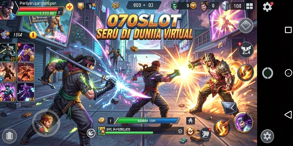 Tampilan pertarungan seru di 070SLOT dengan grafis menawan.