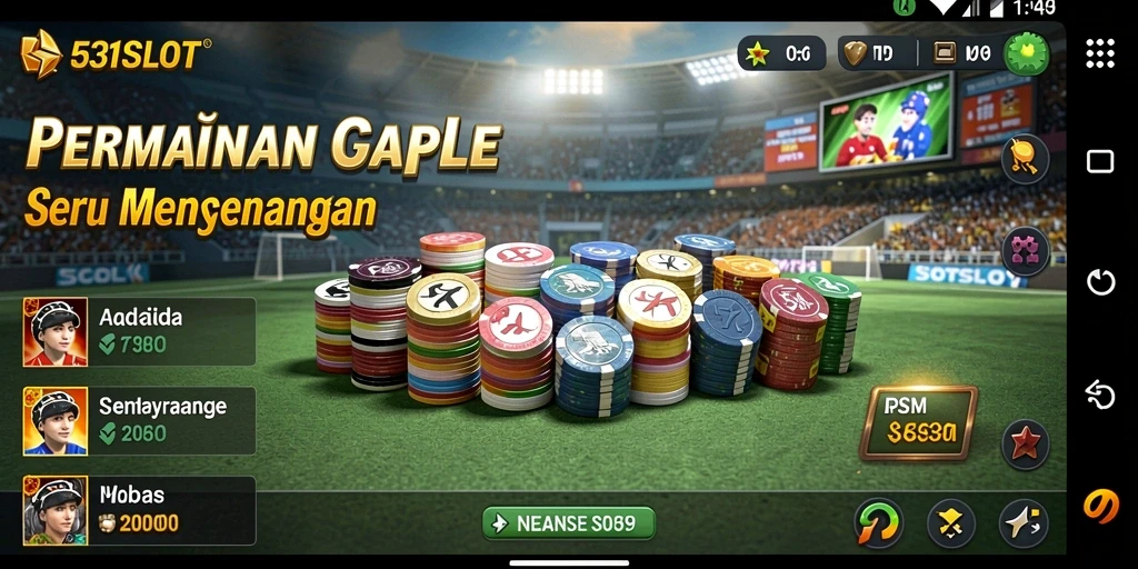 Screenshot gameplay 531SLOT menampilkan keseruan bermain Gaple.