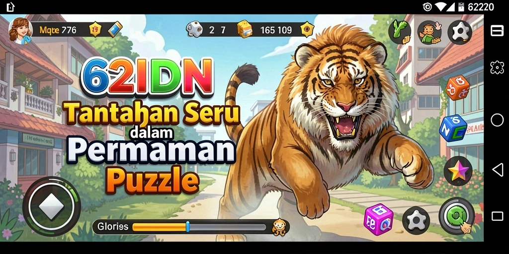 Screenshot gameplay 62IDN yang menunjukkan tantangan puzzle yang menarik.
