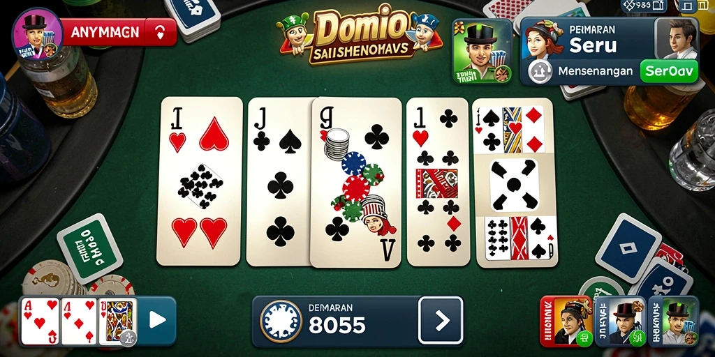 Gameplay seru di aplikasi 8055 dengan pemain aktif.