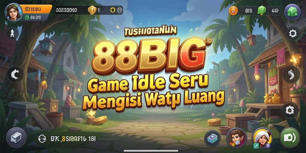 Tampilan gameplay menarik dari 88BIG saat karakter bertarung secara otomatis.