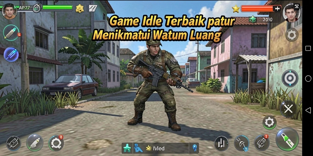 Tampilan gameplay seru dari API77 yang menghadirkan pengalaman Idle.