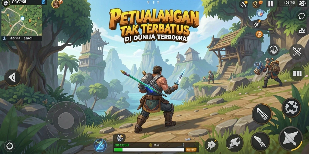 Gameplay menarik di dunia terbuka GG288 yang luas.