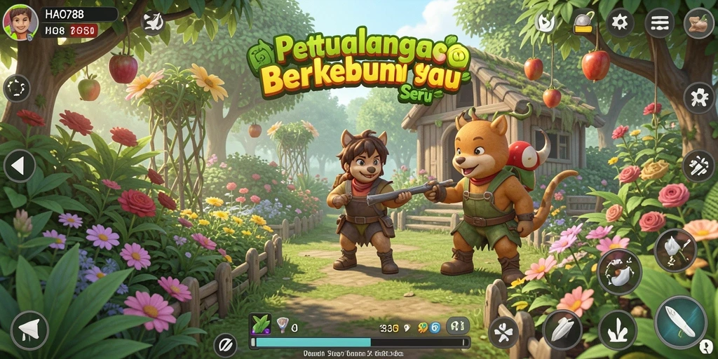 Gameplay HAO788 yang menarik dan penuh warna tentang pertanian.