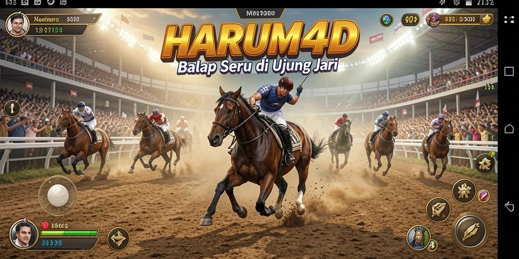 Tampilan gameplay Racing yang menakjubkan dan mengasyikkan.