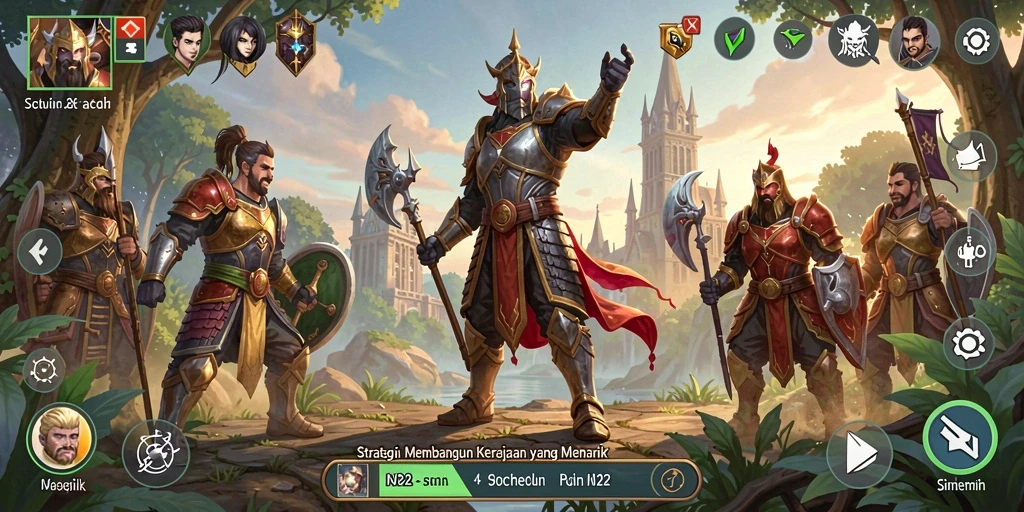 Tampilan gameplay <strong>IN22</strong> yang mendebarkan dan strategis.