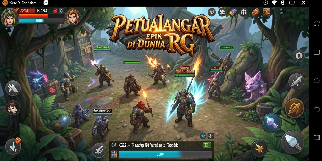 Tampilan gameplay K234 yang menakjubkan dan mendebarkan.