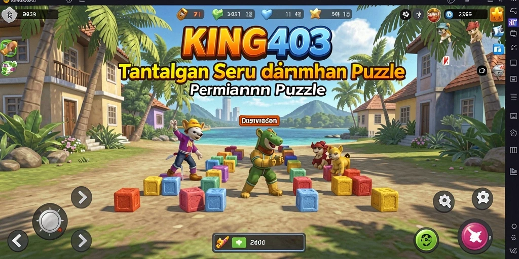Tampilan gameplay KING403 yang seru dan menantang dalam kategori Puzzle.