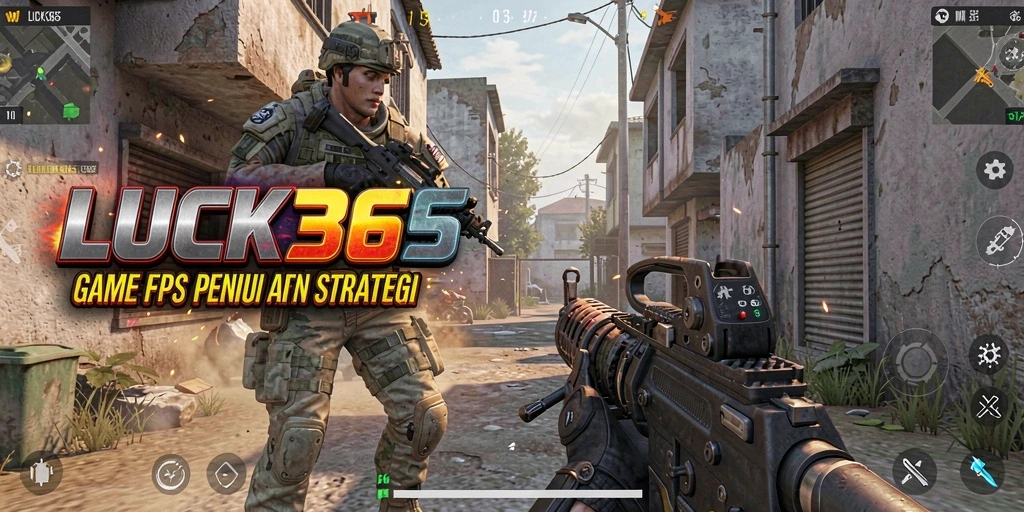 Tampilan gameplay LUCK365 yang mendebarkan dan penuh aksi.
