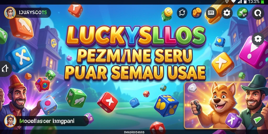 Tampilan gameplay LUCKYSLOTS yang seru dan menantang.
