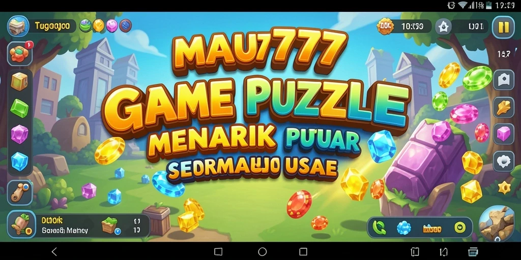Tampilan gameplay seru MAU777 dalam permainan Puzzle.
