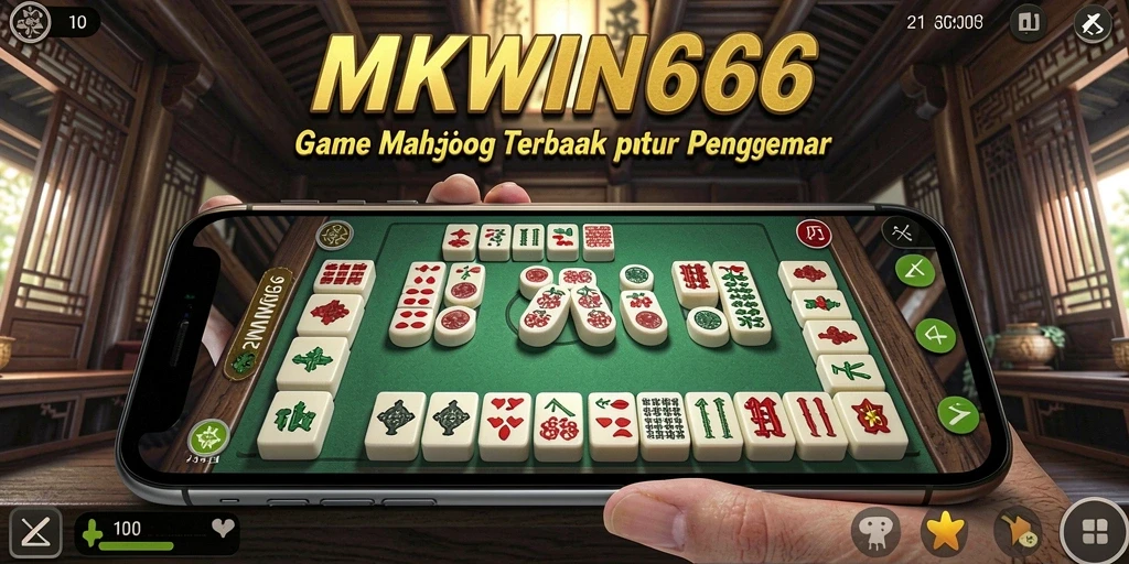 Tampilan gameplay Mahjong yang mendebarkan dan menarik.