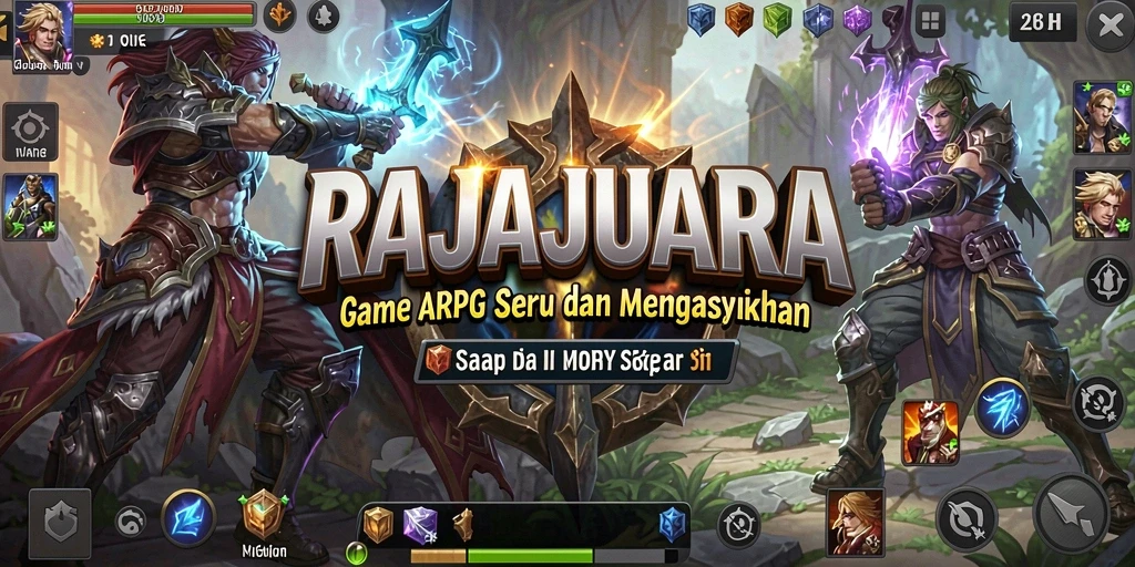Tampilan menarik dari gameplay <strong>RAJAJUARA</strong> yang memukau dan mendebarkan.