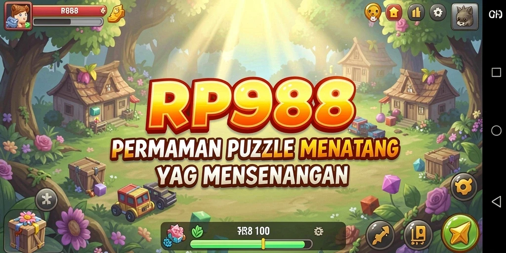 Tangkapan layar gameplay RP888 yang penuh warna dan menantang.