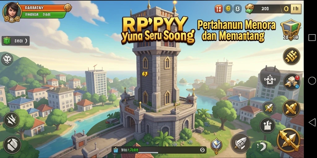 Tampilan gameplay Tower Defense RPYYY yang menarik dan penuh aksi.