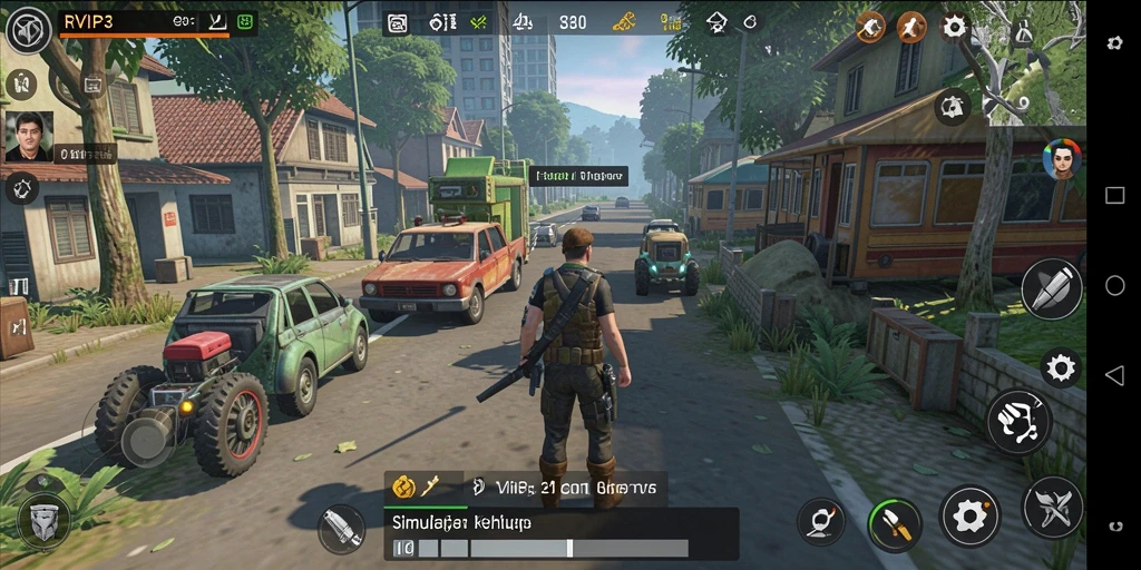 Tampilan gameplay RVIP3 yang realistis dan interaktif.