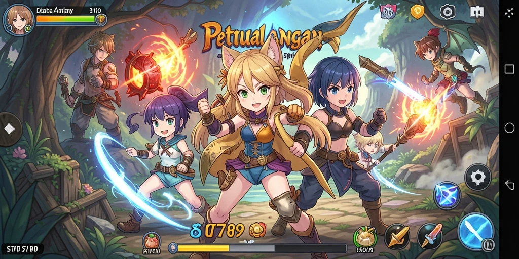 Tampilan gameplay ST789 yang menarik dan penuh warna.