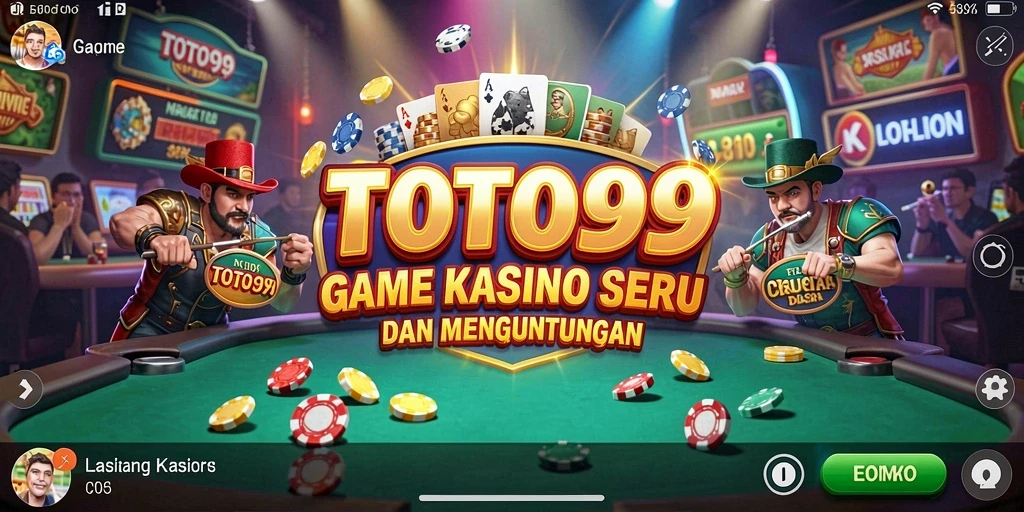 Screenshot TOTO99 menampilkan gameplay yang menarik dari permainan Kasino.