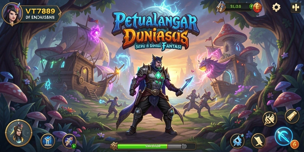 Gameplay VT789 yang memukau dan penuh aksi di dunia petualangan.
