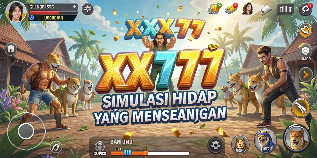 Tampilan gameplay XXX777 yang menarik dan realistis.